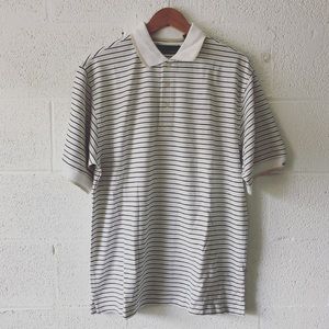 Greg Norman striped polo NWT sz: Med